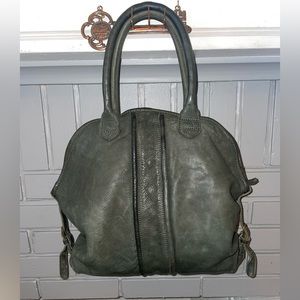 Green Leather Cowboysbag